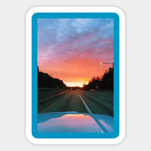 Aesthetic Sunset Sticker